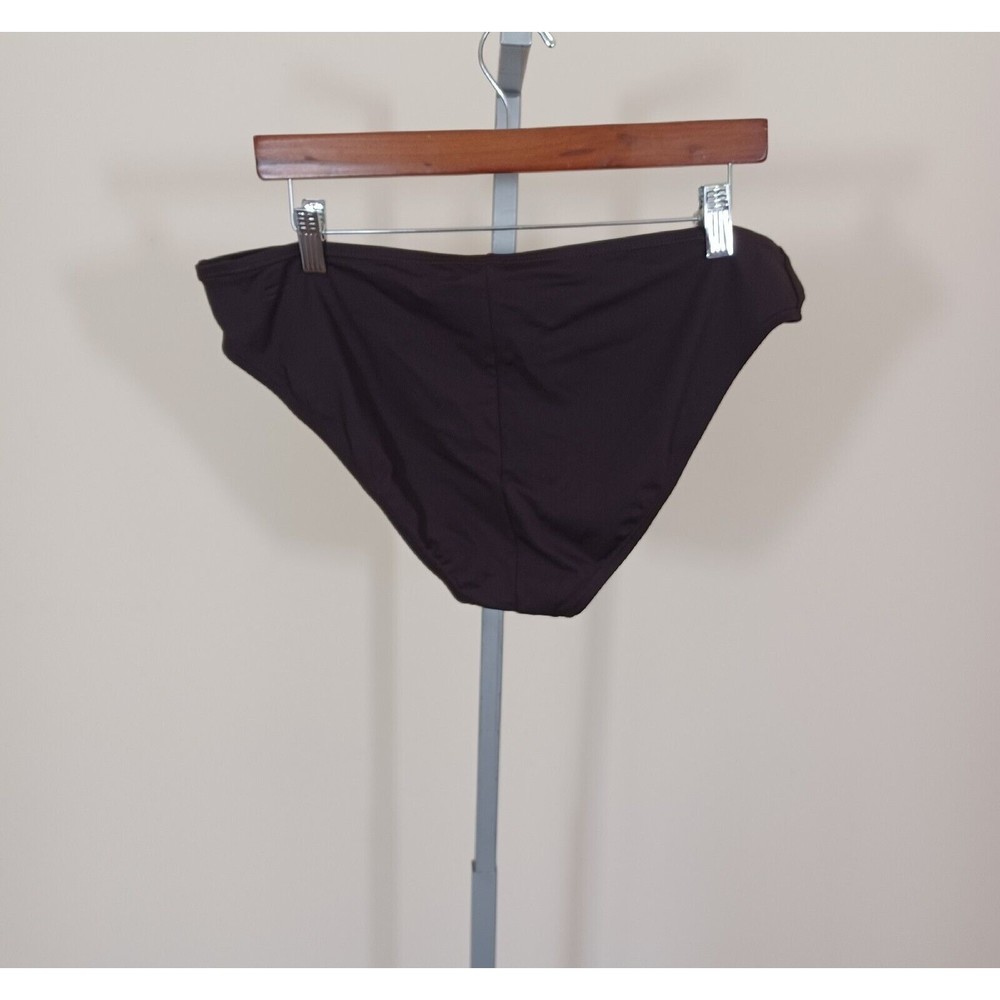 La Blanca Black Solid Classic Basic Bikini Swim B… - image 3